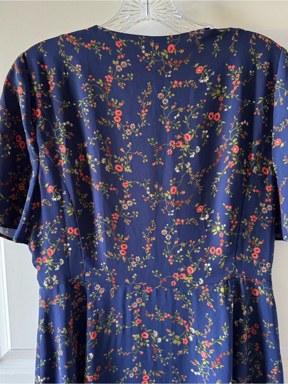 MADEWELL Amaranth Floral Wrap Dress - Picture 5 of 12